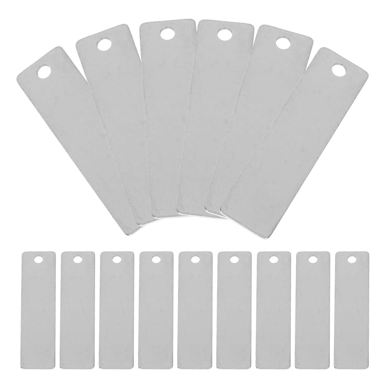Art Craft Materials - 30 adet Paslanmaz Çelik Boş Etiketler