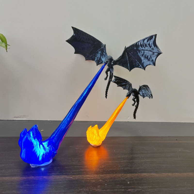 Art Craft Books - Ejderha Alevli Kitap Köşesi Süsü, Fantastik