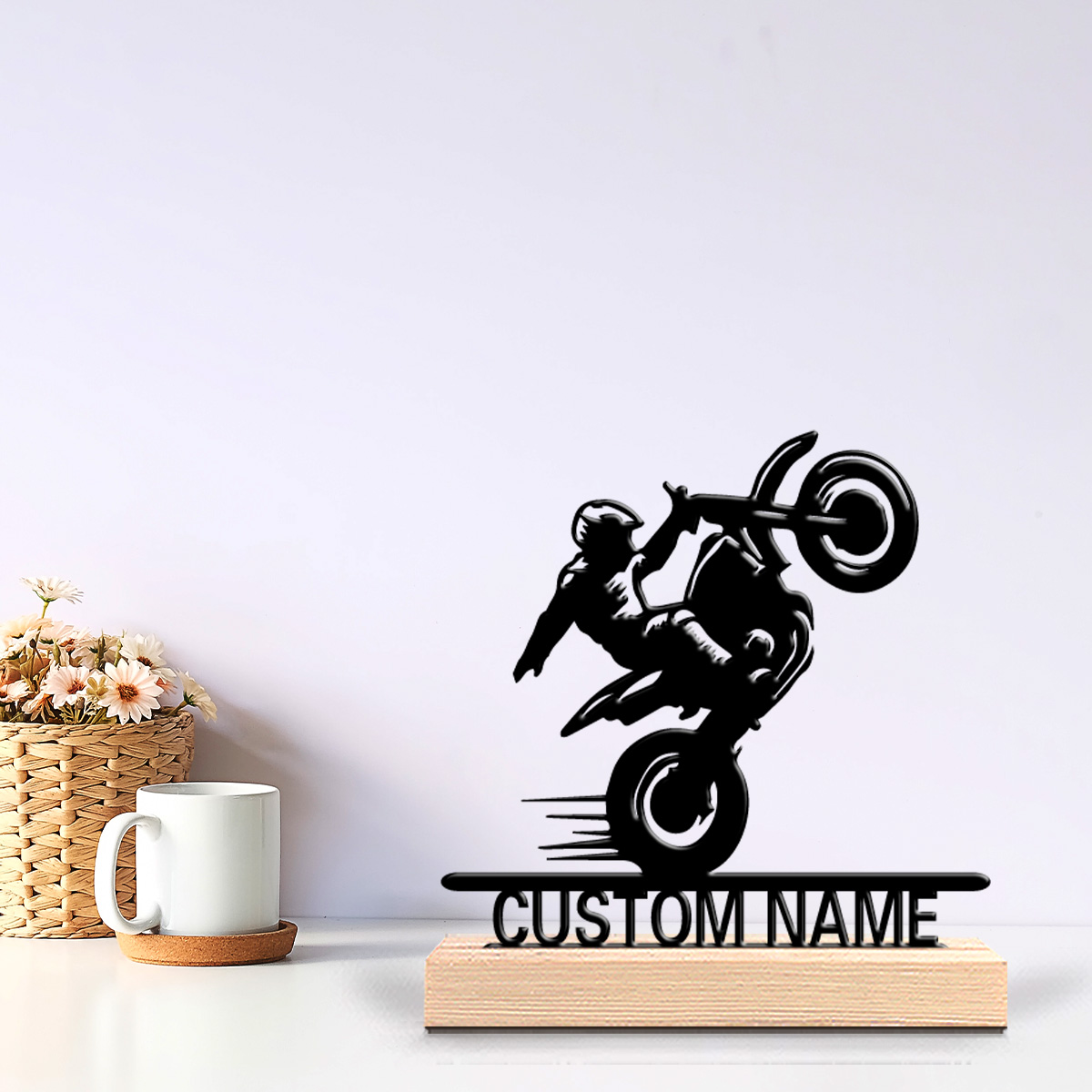 Art Craft Wood - 1 adet Basit Motosiklet Çocuk Özel