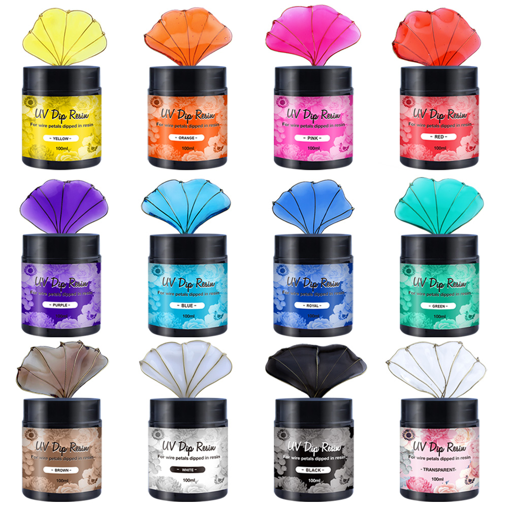 Resin Pigment Powder - 12 Renkli UV Daldırma Reçinesi (Tel
