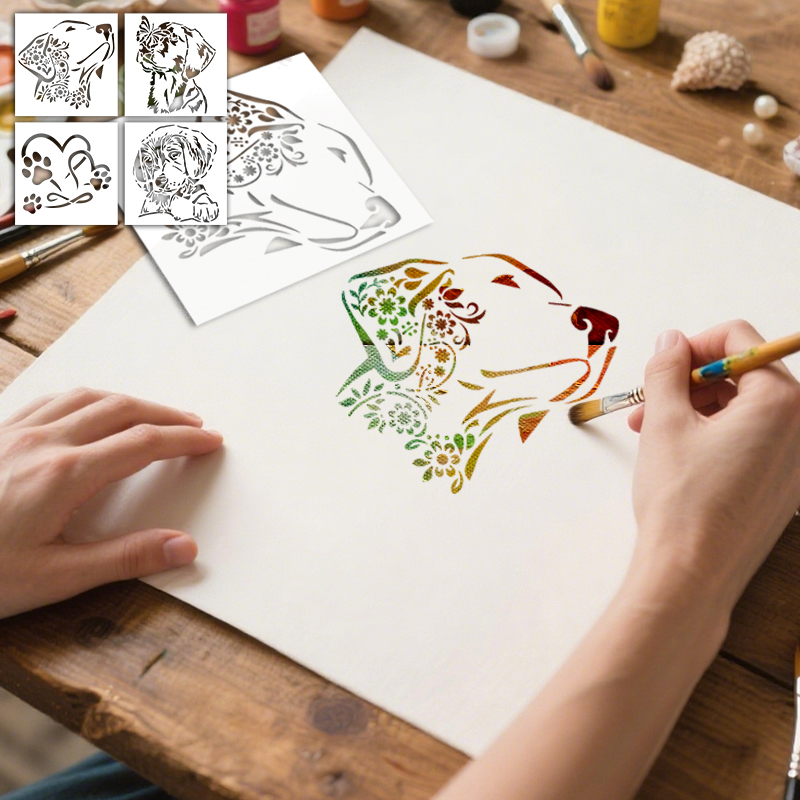 Art Craft Love - YOMDID 4 adet Köpek Temalı Boyama
