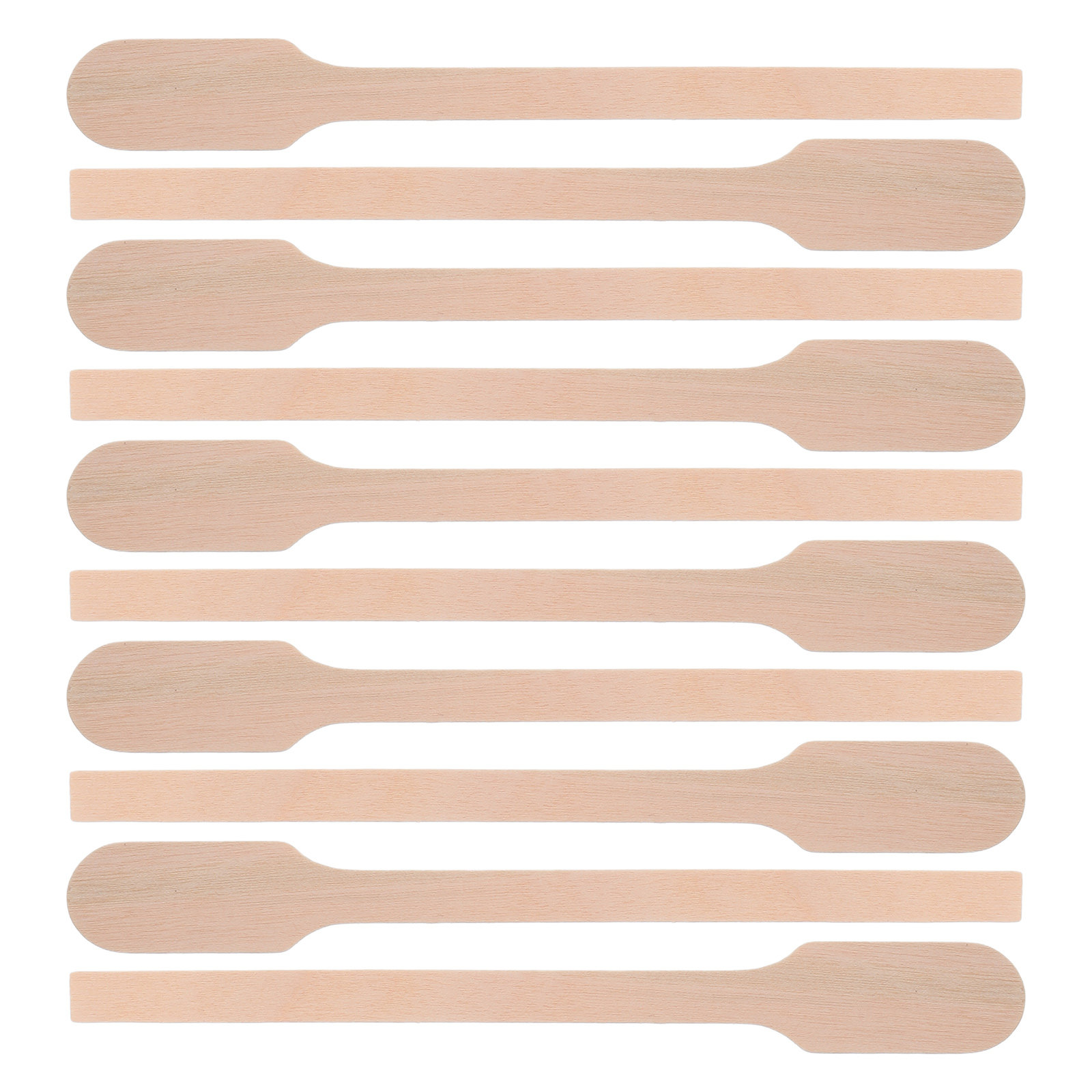 Art Craft Materials - 200 Adet Ahşap Boya Karıştırma Çubuğu