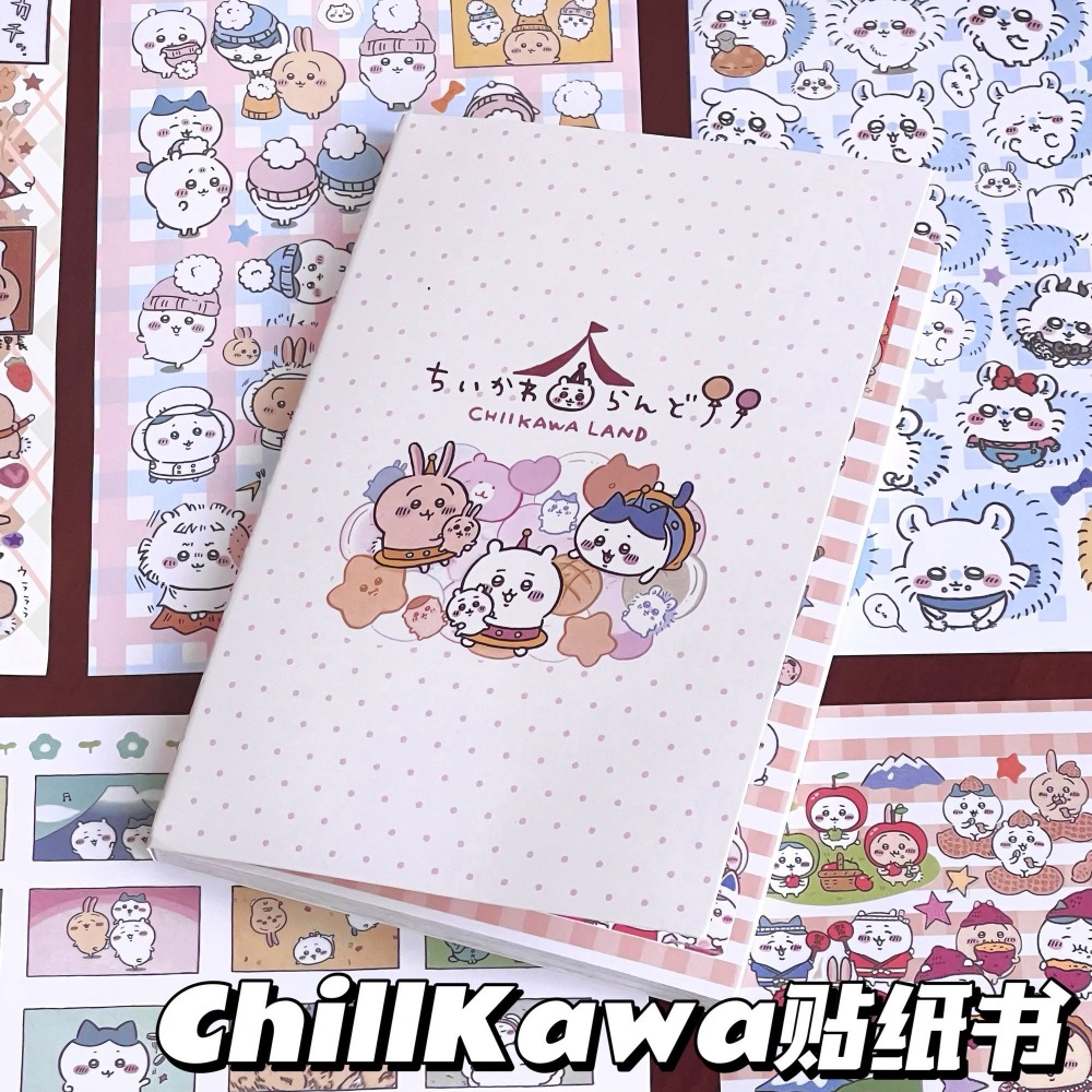 Art Craft Books - Chiikawa Sevimli Çıkartma Kitabı Hachiware Usagi
