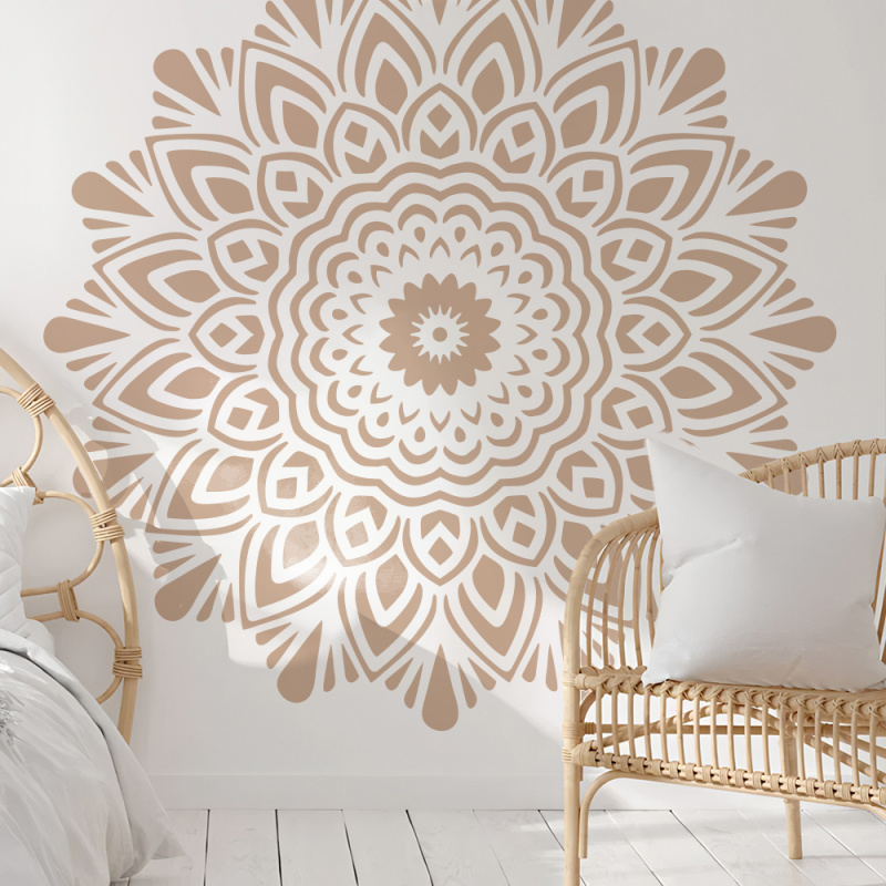 Art Craft Furniture - Mandala Büyük Boyama Şablonu Çapı 150cm-230cm