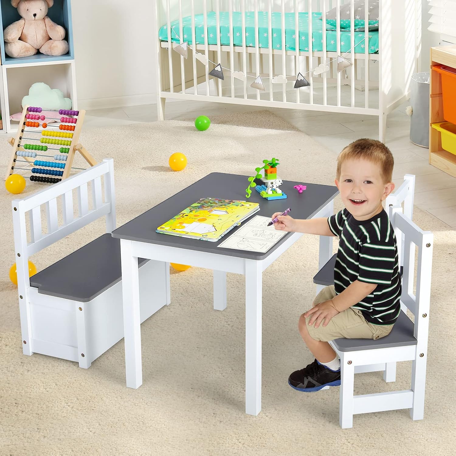 Ahşap Çocuk Masa ve Sandalye S - Art Craft Toddler incelemesi ve fiyatı