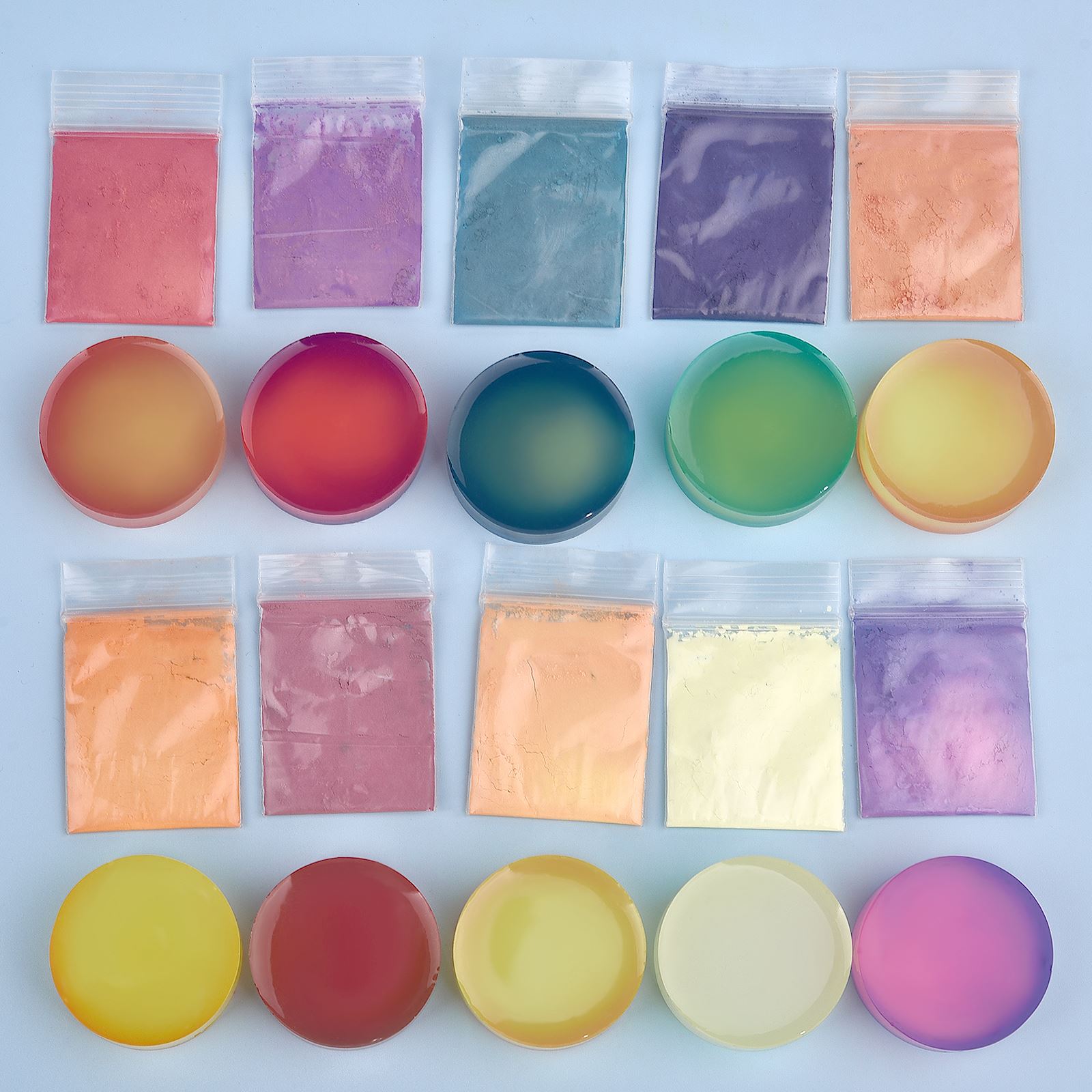 10 renk sıcaklık renk değiştir - Resin Pigment Powder incelemesi ve fiyatı