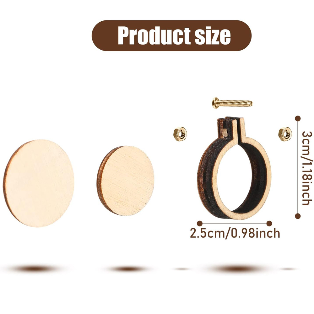10 adet/takım Ahşap Mini Nakış - Embroidery Hoop Kit incelemesi ve fiyatı