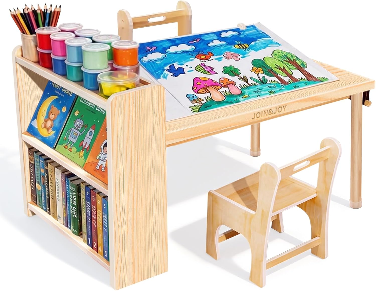Çocuklar İçin Ahşap Sanat Masa - Art Craft Toddler incelemesi ve fiyatı