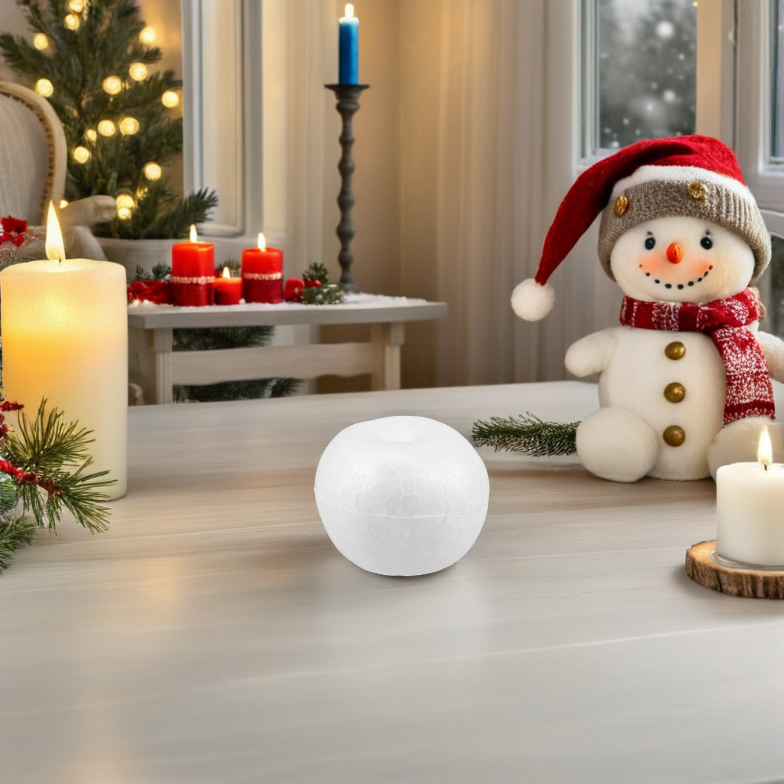 20 Adet Beyaz Köpük Meyve DIY  - Art Craft Christmas Tree incelemesi ve fiyatı