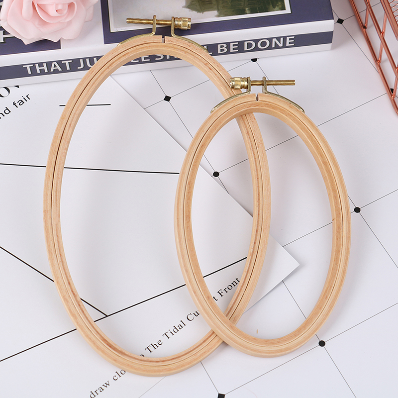 Bambu gergef çerçeve Oval gerg - Embroidery Hoop Kit incelemesi ve fiyatı