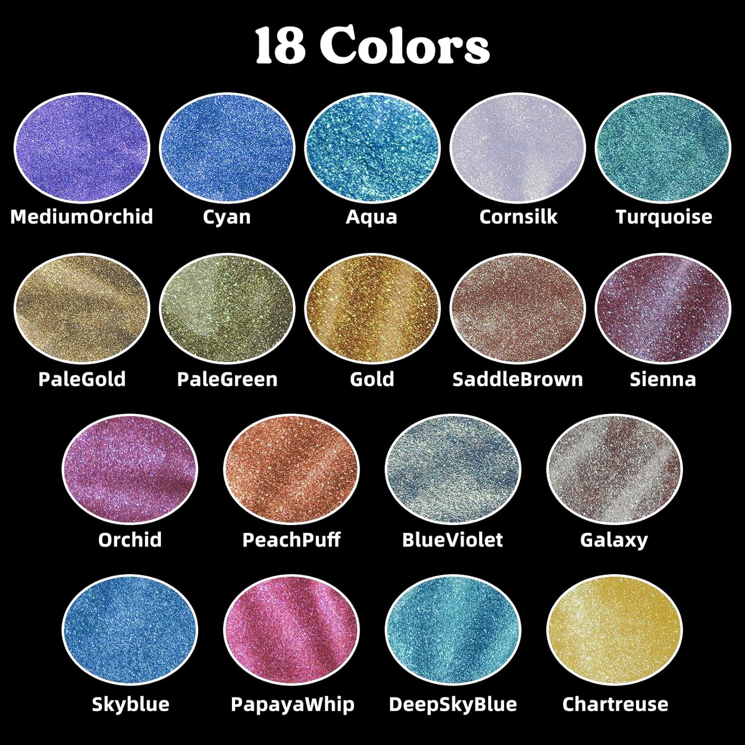 18 Renkli Bukalemun Mika Tozu: - Resin Pigment Powder incelemesi ve fiyatı