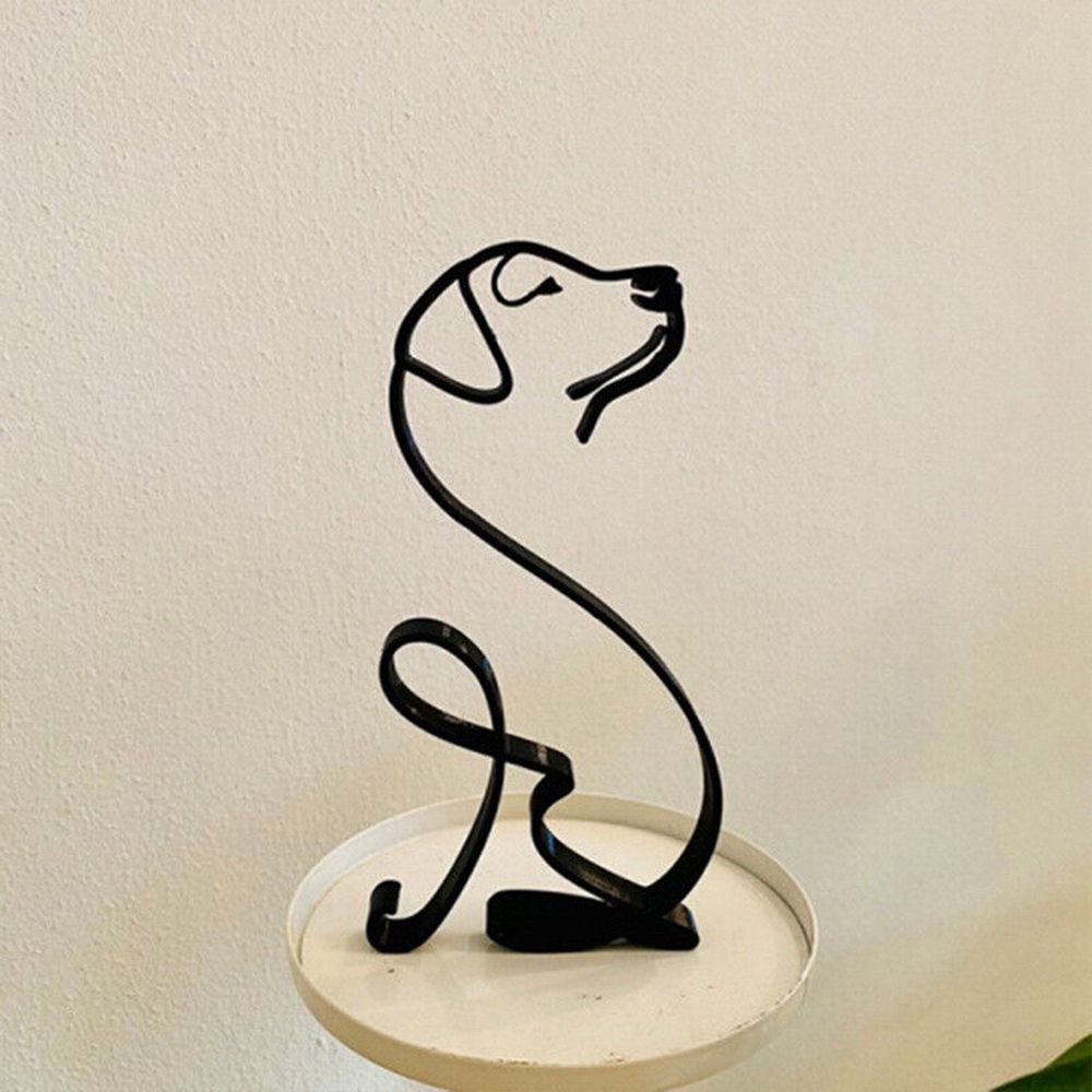 Ferforje Köpek Heykeli Soyut B - Art Craft Furniture incelemesi ve fiyatı