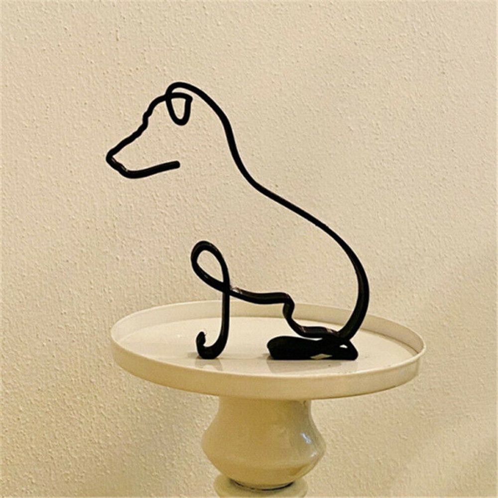 Ferforje Köpek Heykeli Soyut B - Art Craft Furniture incelemesi ve fiyatı