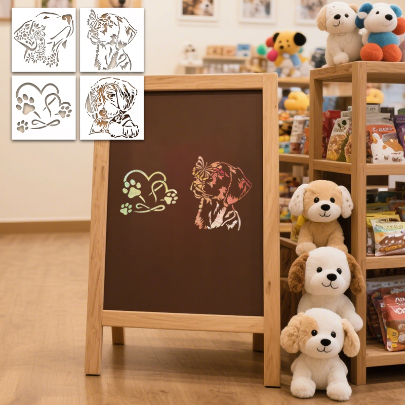 YOMDID 4 adet Köpek Temalı Boy - Art Craft Love incelemesi ve fiyatı
