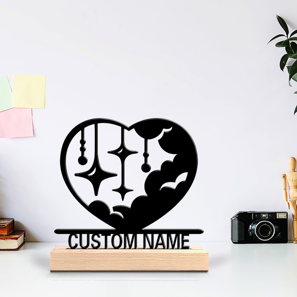 1 adet Moda aşk bulutu Özelleş - Art Craft Wood incelemesi ve fiyatı