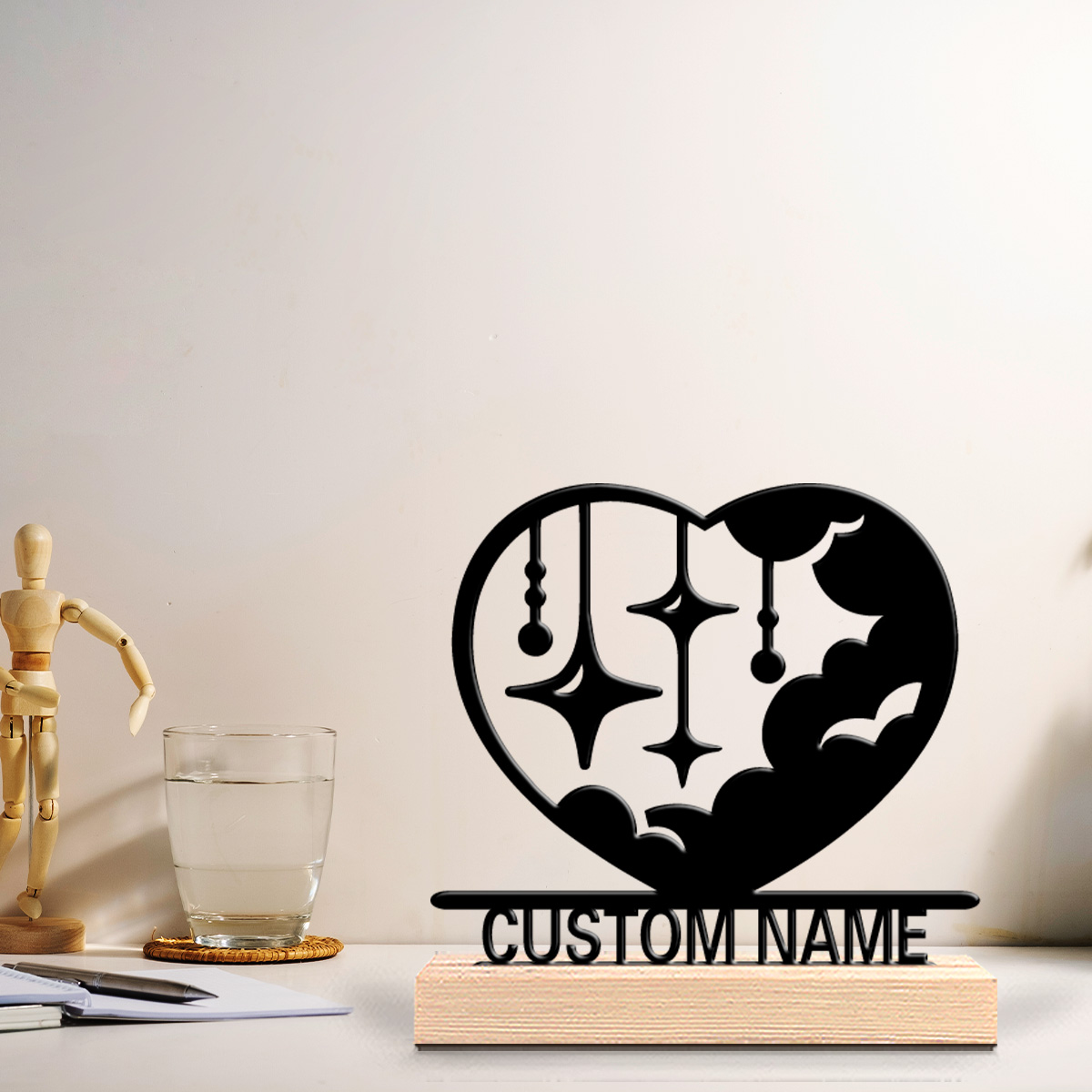 1 adet Moda aşk bulutu Özelleş - Art Craft Wood incelemesi ve fiyatı