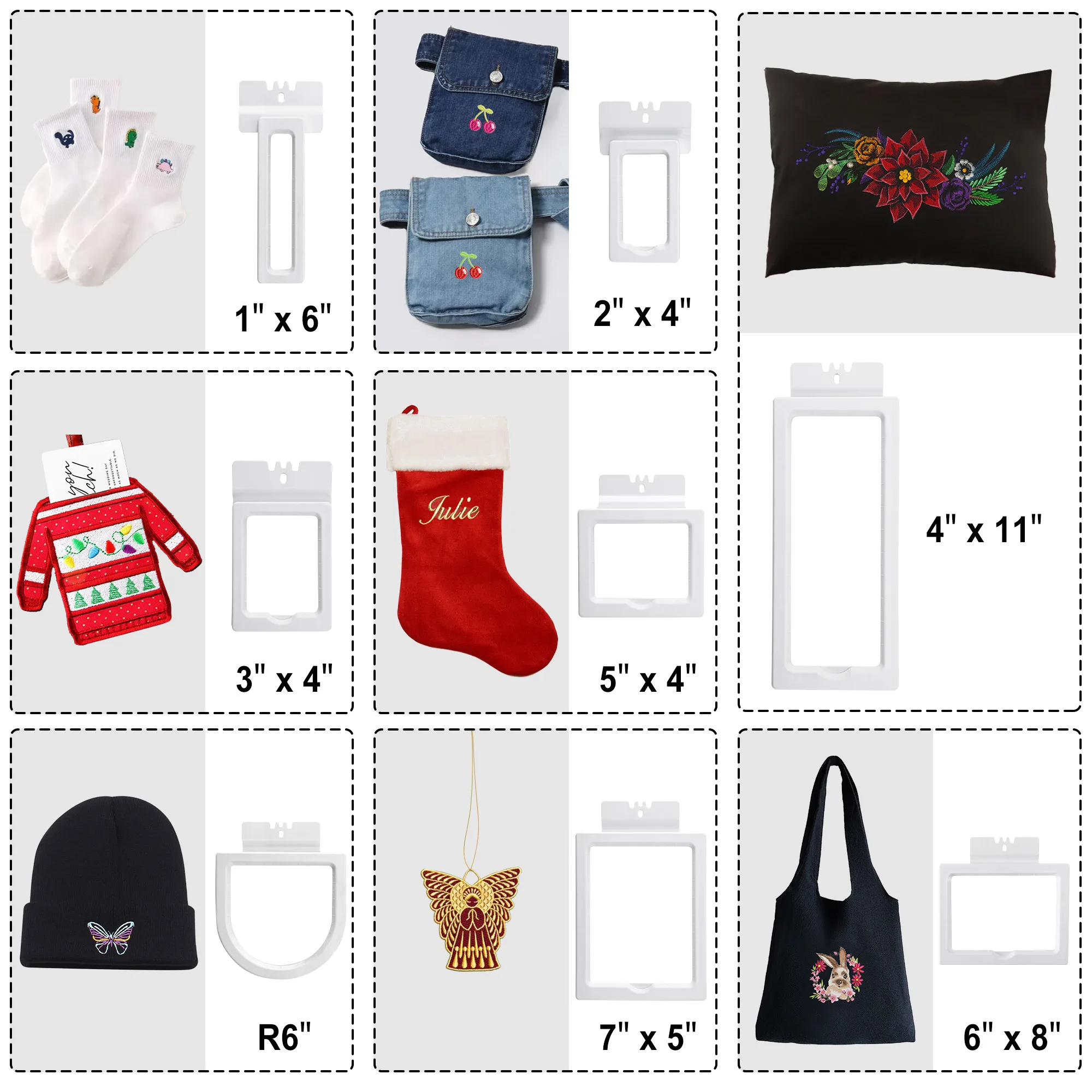 8'i 1 arada Manyetik Hızlı Çer - Embroidery Hoop Kit incelemesi ve fiyatı
