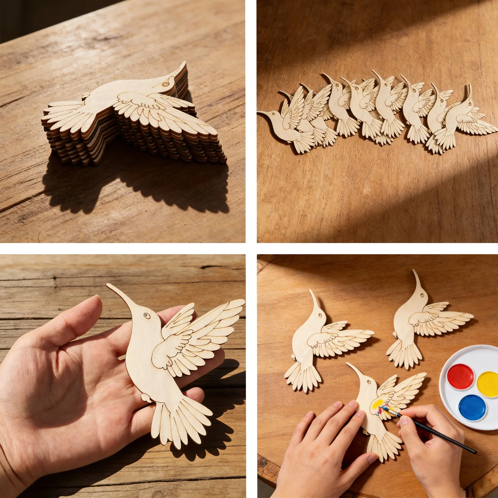 10 adet Bitmemiş Ahşap Hayvan  - Art Craft Wood incelemesi ve fiyatı