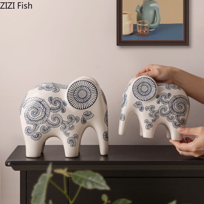Yeni Çin Tarzı Seramik Fil Süs - Art Craft Elephant incelemesi ve fiyatı