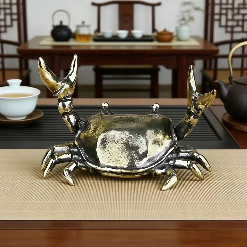 Pirinç Yengeç Heykeli Halter K - Art Craft Furniture incelemesi ve fiyatı