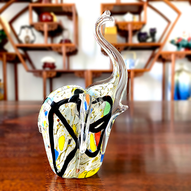 4 renkler kristal cam fil figü - Art Craft Elephant incelemesi ve fiyatı