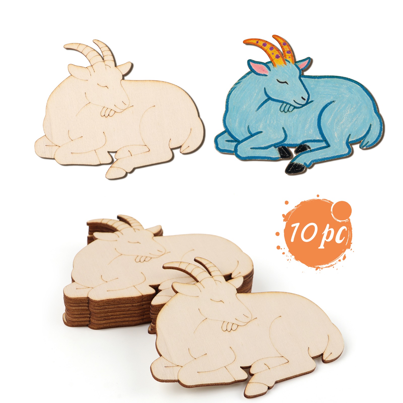 10 adet/takım Bitmemiş Ahşap K - Art Craft Wood incelemesi ve fiyatı