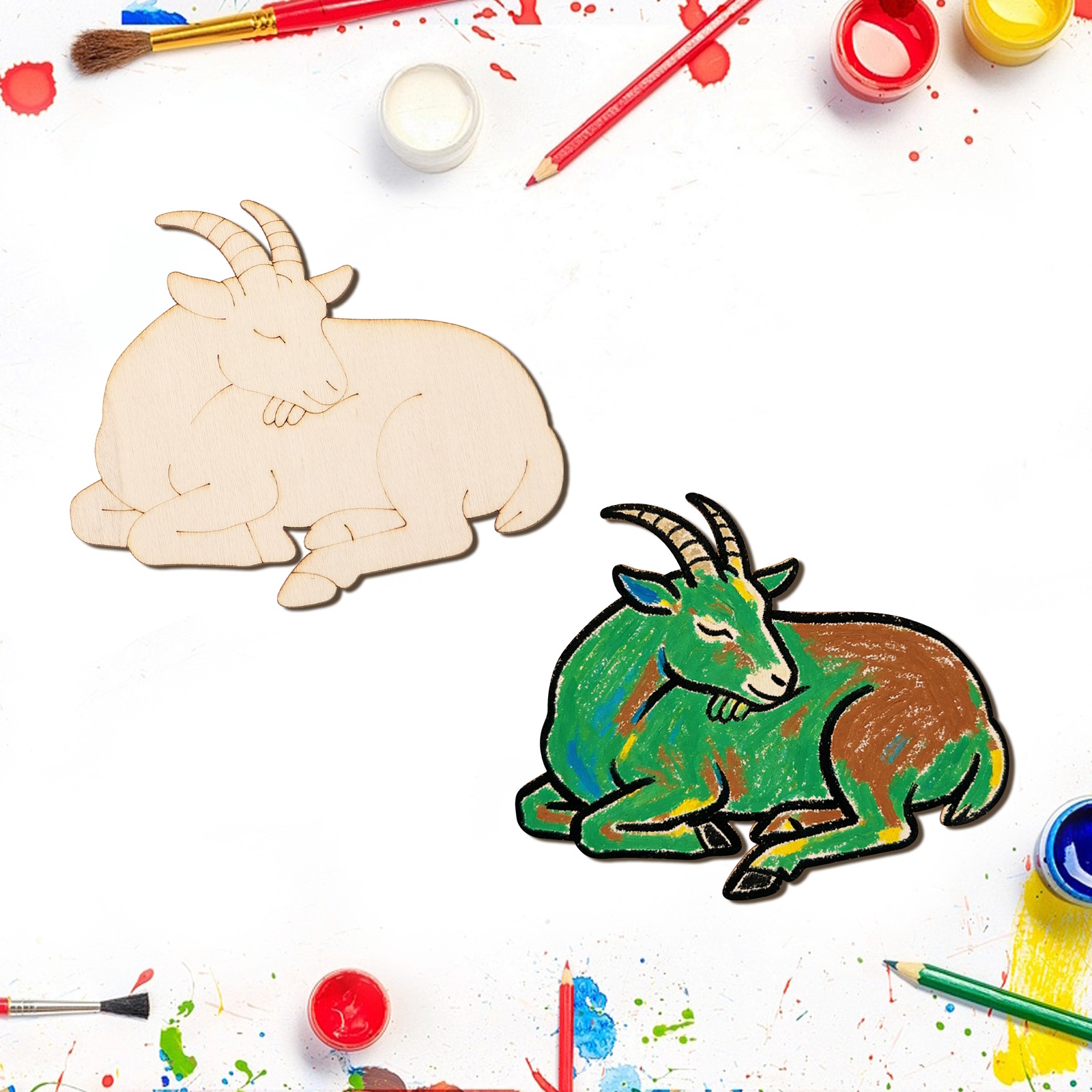 10 adet/takım Bitmemiş Ahşap K - Art Craft Wood incelemesi ve fiyatı