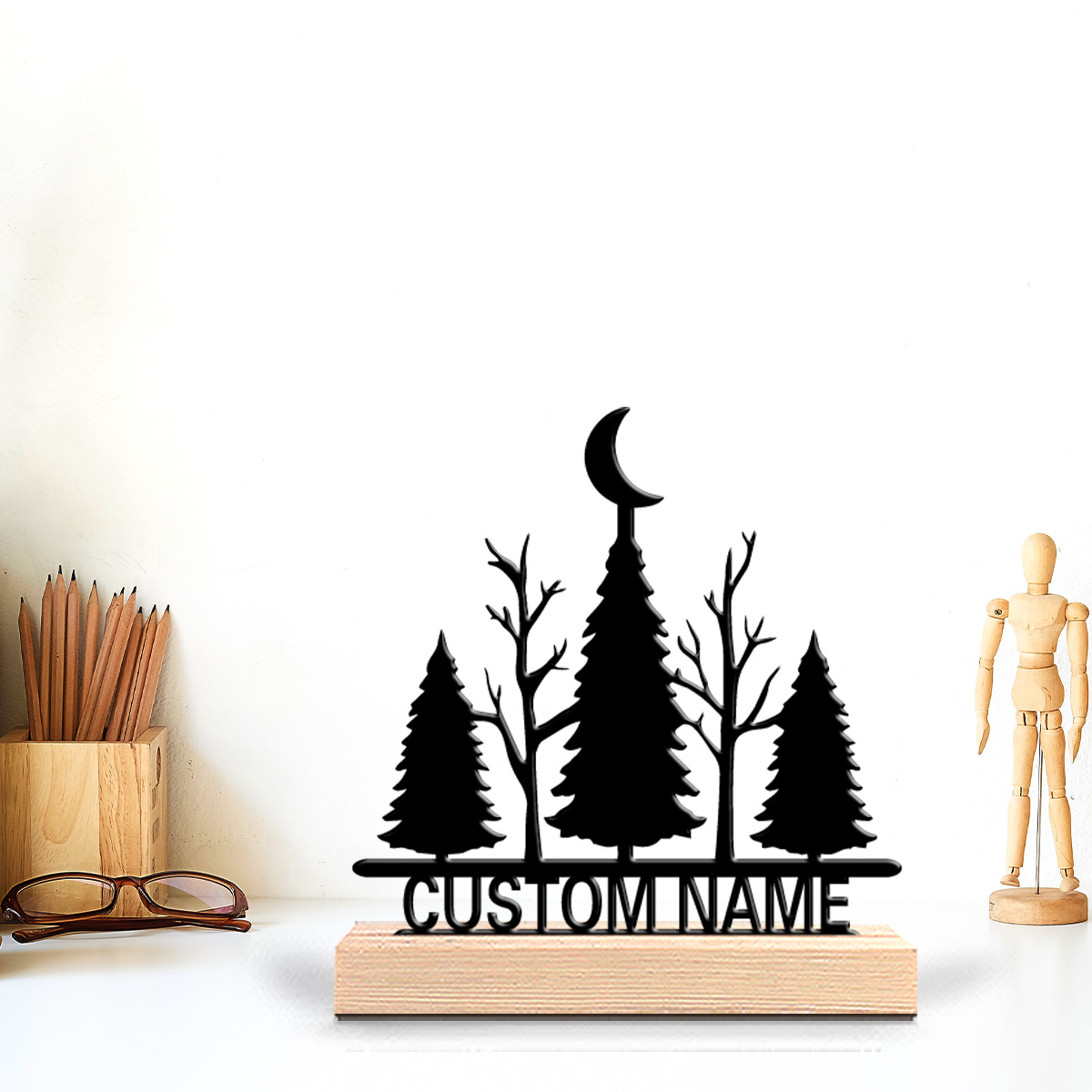 1 adet Minimalist ay ağacı Öze - Art Craft Wood incelemesi ve fiyatı