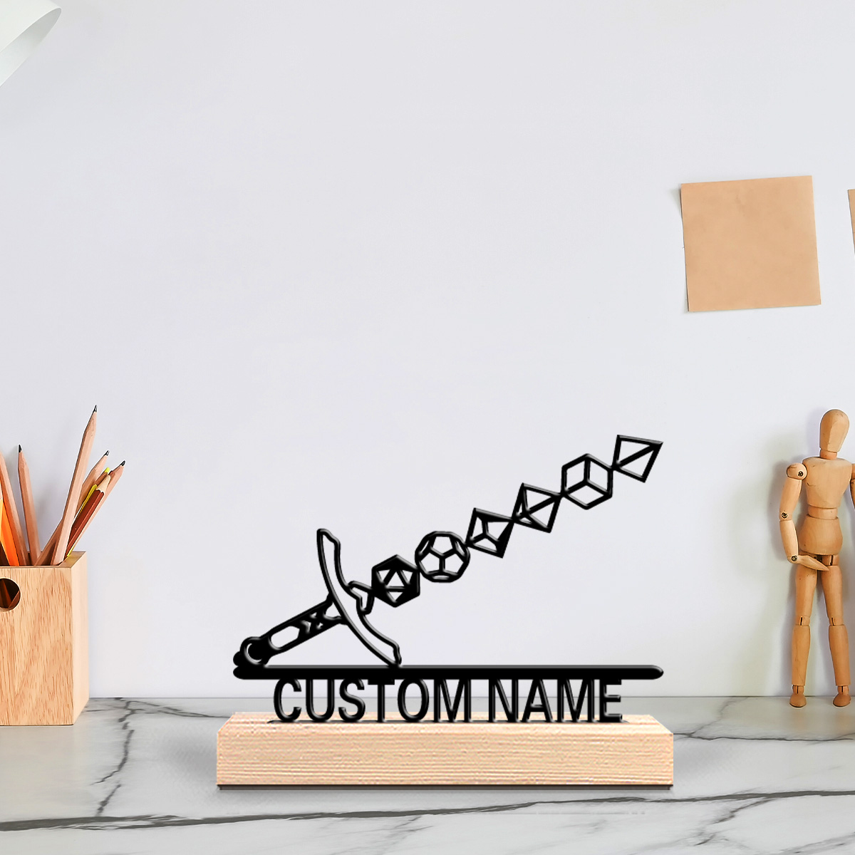 1 adet soyut kılıç özelleştiri - Art Craft Wood incelemesi ve fiyatı