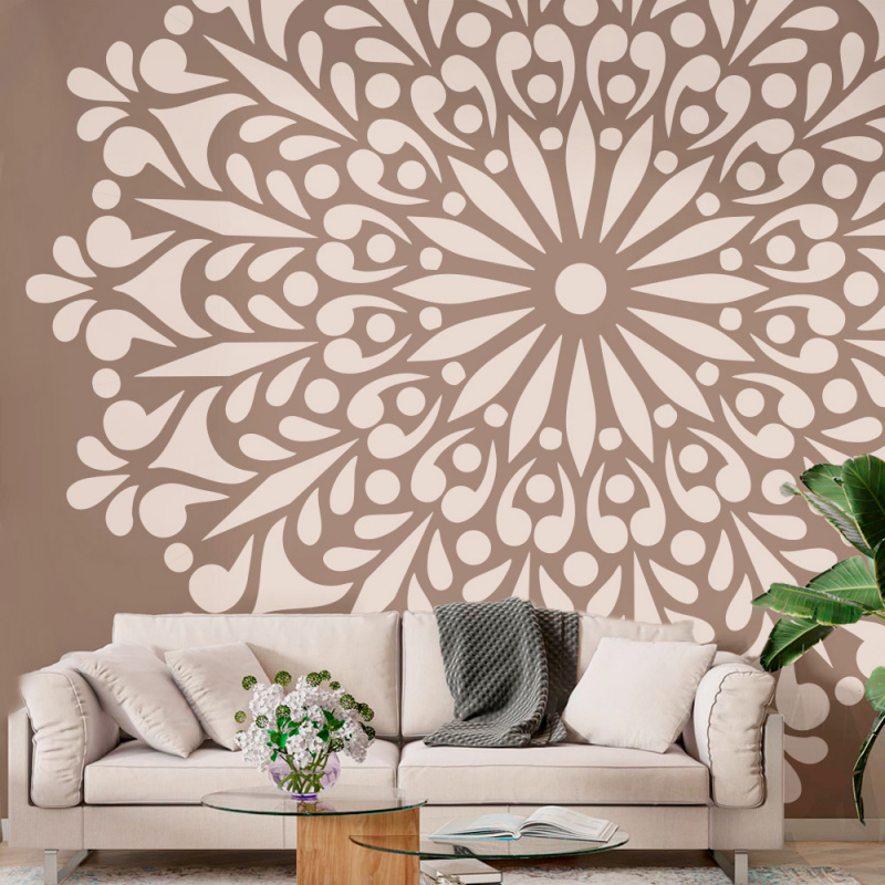 Mandala Büyük Boyama Şablonu Ç - Art Craft Furniture incelemesi ve fiyatı